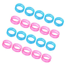 20 . anillos silicona para peluquería y