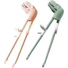 Set of 2 dinosaur learning chopsticks for children