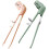 Set of 2 dinosaur learning chopsticks for children 1
