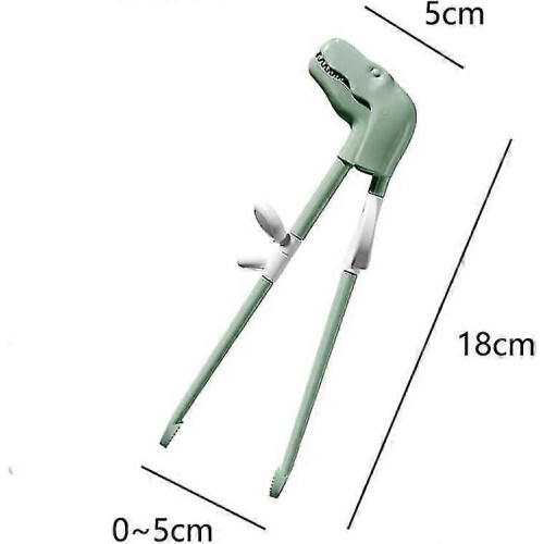 Set of 2 dinosaur learning chopsticks for children 1