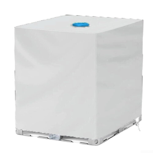 IBC Water Tank Cover Silver Coated Insulation Layer With Access Points For 1000L IBC Container Storage