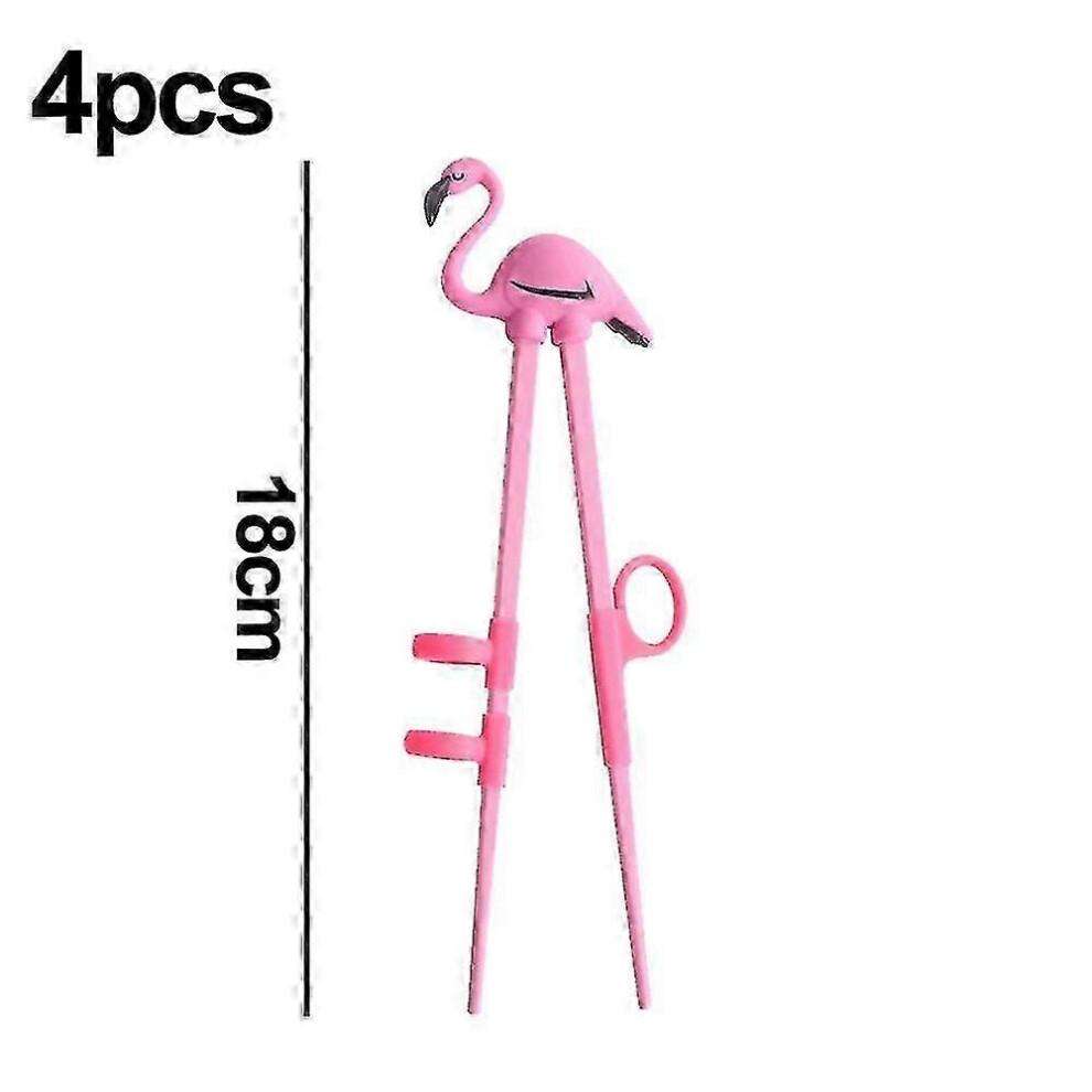 ï¼shape 2ï¼4pcs Kids Chopsticks,Kids Learning Chopsticks,Animal Training Chopsticks for Beginners