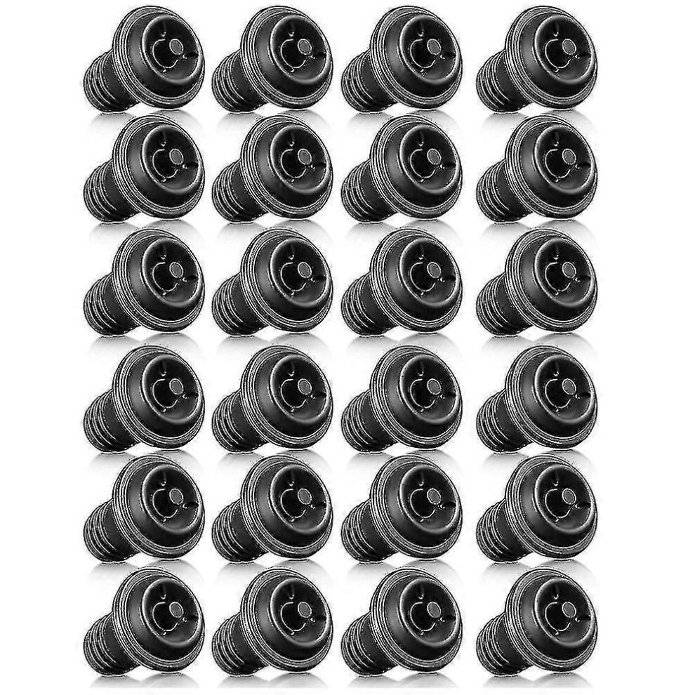 Set of 24 resealable, reusable, and reusable wine stoppers.