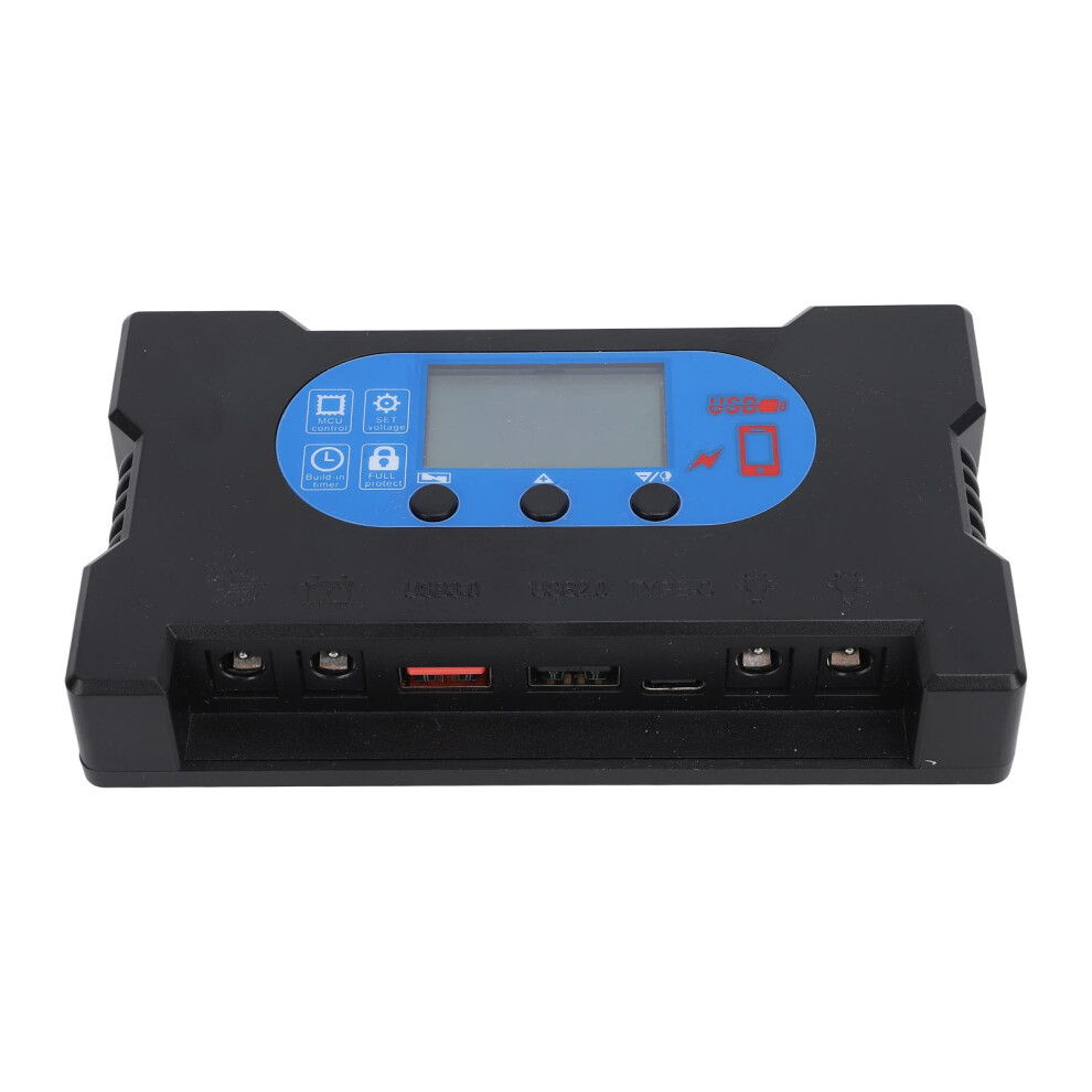 Solar Controller Hd Display 30A Dual Usb Type C Fast Charging Regulator 9461351663558