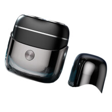 Men's Electric Shaver With Double Head USB Charging Travel Shaver Lightweight Beard Trimmer Grey
