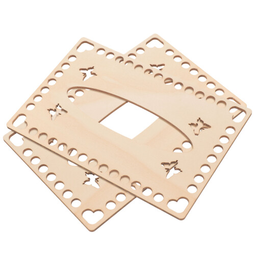 2 stuks haakondergrond mandje voor diy-