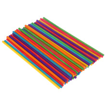 100Stk Farbige Kinder Holzstäbchen Zum Basteln Und Spielen Aus Holz