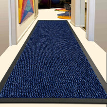 (Blue - Sunny Rubber Barrier Mat, 40 x 60 cm ) Rubber Door Mat for Outdoor Indoor Front Door Back Door Floor Mat Heavy Duty Strong PVC Backing Doormats for Kitchen Runner Mat