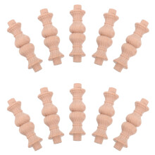 Beech Houten Spindels 10 Stuks Houten Balusters Voor Trapdecoratie