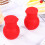 3Pcs Silicone Chocolate Melting Pot Red Microwave Baking Pouring Tool 6