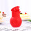 3Pcs Silicone Chocolate Melting Pot Red Microwave Baking Pouring Tool 5