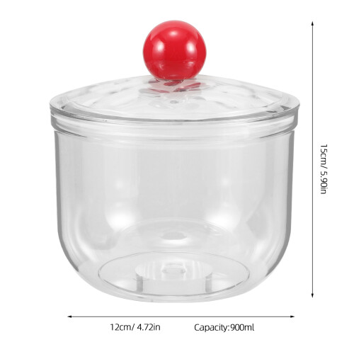 botes transparentes con 900 ml para , , galletas 2