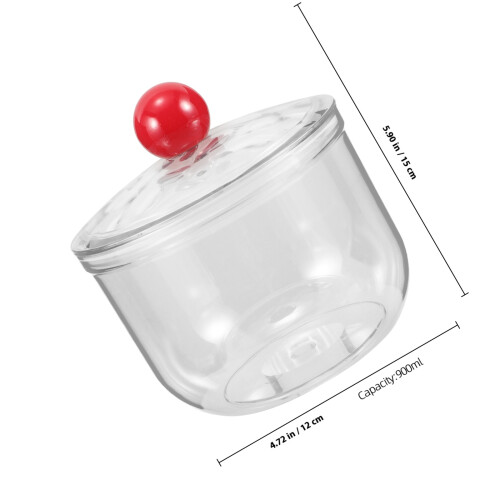 botes transparentes con 900 ml para , , galletas 1