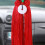 Colgante para con , nudo chino y (rojo) 2