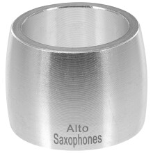 Clip Ligadura Para Saxofón Accesorio De Instrumento Plateado
