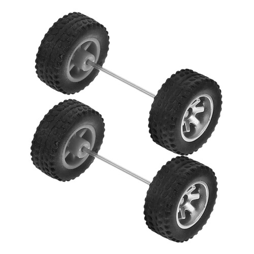 1 set vervangbare wielen voor 1/64 speelgoedauto 2