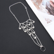 bruid voetketting met hanger vrouwen en