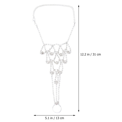 bruid voetketting met hanger vrouwen en 2