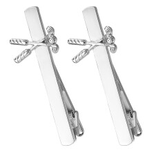 2 golftieclips van zinklegering, geschikt kostuums