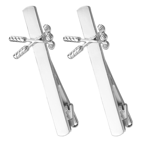 2 golftieclips van zinklegering, geschikt kostuums