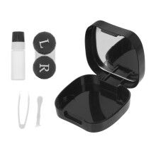 kit de viaje para cuidado de lentes con funda y , transporte