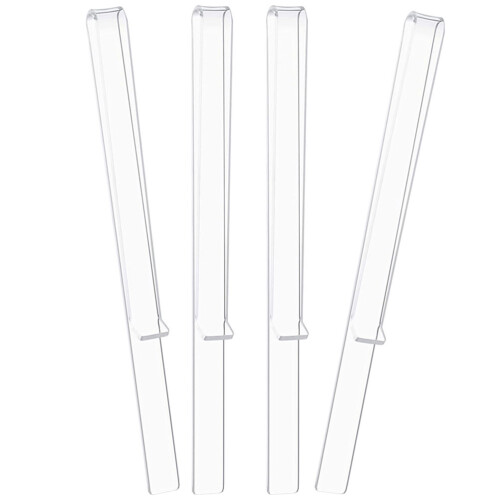 2Pares Clips De Acrílico Transparentes Para Partituras, Uso Práctico