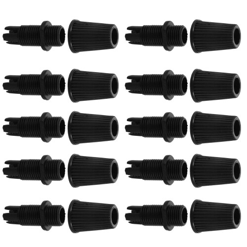 200 uds. conectores pasacables y abrazaderas para cables de lámparas 2