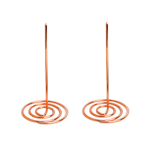 2 unidades metal rosa con aguja para 1