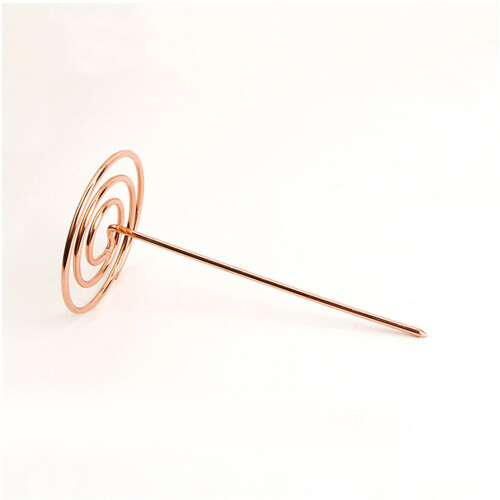 2 unidades metal rosa con aguja para 2