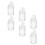 6Pcs Transparent Plastic Powder Storage Bottles for DIY Makeup Use 9