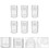 6Pcs Transparent Plastic Powder Storage Bottles for DIY Makeup Use 7