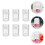 6Pcs Transparent Plastic Powder Storage Bottles for DIY Makeup Use 5