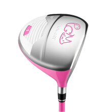 Junior Right Handed Children No. 1 Golf Club Wood Carbon Pole Putter With Headcover Pink For Kids Ages 3-5