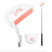 Women's Golf Club Putter With Line Of Sight, High Fault Tolerance, Pink Headcover