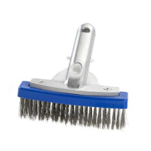 5inch Pool Brush Multipurpose Pool Cleaning Brush For Bathtub Spa Steps Nylon Bristles