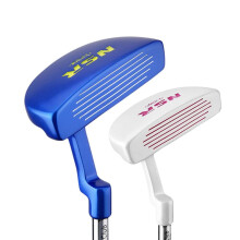 Junior Golfers Blade Putters Right-Handed Kids Golf Club Putter 24, 27, 30 Inches White For Ages 3-5