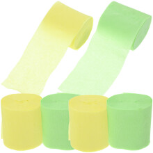 6 krepppapier- für - und geburtstagsdekoration