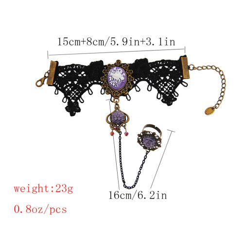 1 armband harz mit spitzenoptik ( ) 1