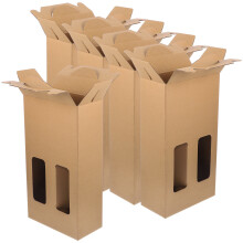 5er-pack papier-verpackung für weinflaschen, und box