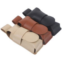 3 fundas protectoras de cuero para armónica