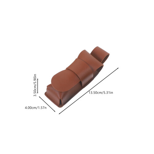 3 fundas protectoras de cuero para armónica 2
