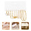 5 pares de pendientes mujer: , , con 8