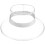 sombrero impermeable transparente blanca 1