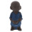 1Pc Blue Ceramic Monk Shape Tea Strainer Reusable Tea Infuser 4