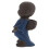 1Pc Blue Ceramic Monk Shape Tea Strainer Reusable Tea Infuser 1