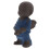 1Pc Blue Ceramic Monk Shape Tea Strainer Reusable Tea Infuser 9