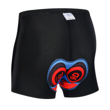 Cycling Underwear Shorts with Silicone Pad Black XL Comfortable & Shock Absorbent