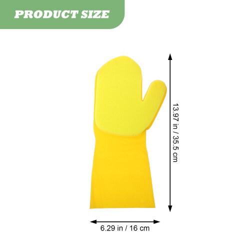 2Pcs Reusable Cleaning Gloves For Kitchen And Dish Washing 1