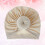 gorro de para bebé, donut, color , beige 4