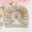 gorro de para bebé, donut, color , beige 11